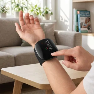 Likron Wrist Automatic Blood Pressure Monitor with Voice Broadcast and LED Display