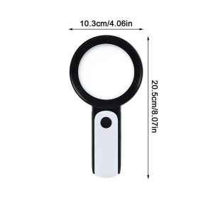 Magnifying Glass For Seniors With 30x Handheld Optical Lens Power, Designed Specifically For Reading Assistance And Clarity