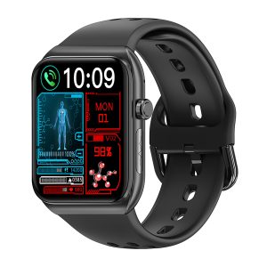 Kh500 Smart Watch With Blood Glucose, Blood Pressure, Uric Acid & Ecg Monitoring, Bluetooth Calling For Elderly Health Management
