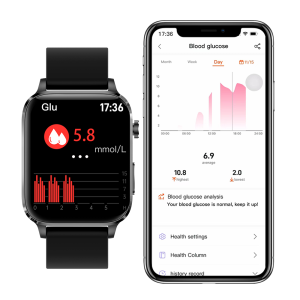 Kh10 Laser Physiotherapy Heart Rate Blood Oxygen Temperature Health Smart Watch