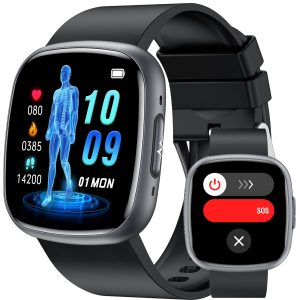 Kh593 Ecg/hrv Micro-physical Examination Health Insights Blood Sugar Blood Oxygen Blood/body Composition Sleep Sos Bluetooth Call Smart Watch
