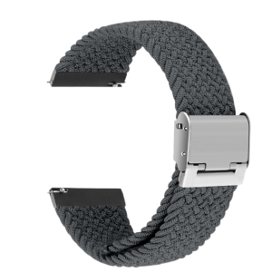 Dark Gray Nylon Watch Band