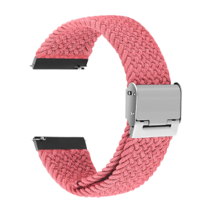 Pink Birded Nylon Watch Band