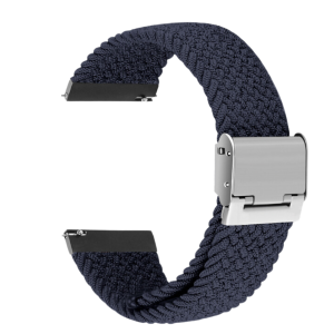 Blue Braided Nylon Watch Band