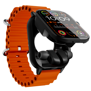 Hosmarte Gt8 Buds Smartwatch – 2-in-1 Earbuds | Heart Rate. Spo₂. Blood Pressure. Sleep Monitoring & Bluetooth Calling