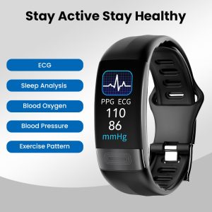 P11 Ecg Blood Oxygen Monitoring Smart Bracelet