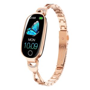 Blutzucker Blutdrucküberwachung Luxus Diamant Design Fashion Smartwatch