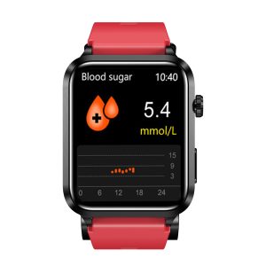 Health Watch 2025 Air Pump Blood Pressure, Bg, Ekg, Hrv, Spo2, Rr, Uric Acid, Sleep Tracking, Calls, All-In-One Fitness Tracker