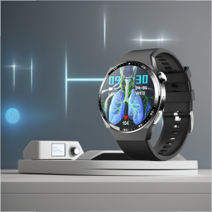 Aegisfit Fall Detection Smartwatch With Bp+bg+spo2+hr+ecg+sleep+calls All-in-one Health Monitoring