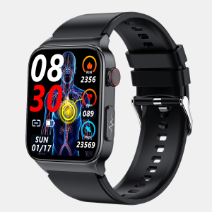 Likron-e500 Non-invasive Blood Glucose Test Smartwatch - Black