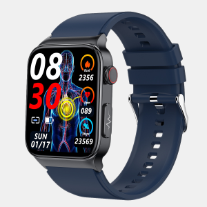 Likron-e500 Non-invasive Blood Glucose Test Smartwatch - Blue