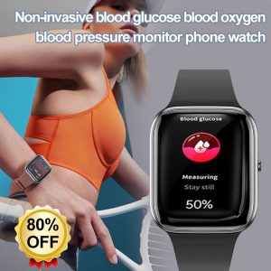 Smart Watch With Bluetooth Calling, Heart Rate, Blood Pressure, Blood Oxygen Monitoring, Message Alerts, Weather, And Fitness Tracking