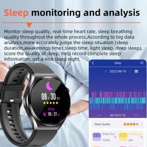 Women's Medical Health Smart Watch With One-click Blood Glucose Blood Pressure Ecg Hrv Heart Measurement Suga Pro