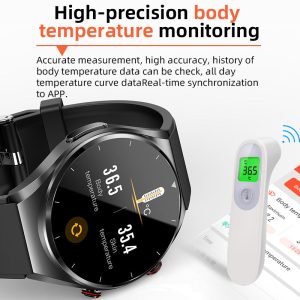 Men's Medical Smart Watch With One-click Blood Glucose Blood Pressure Ecg Hrv Heart Measurement Suga Pro Health
