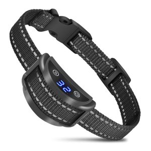 Waterproof Anti-Bark Collar With Intelligent Digital Display For Effective Dog Training