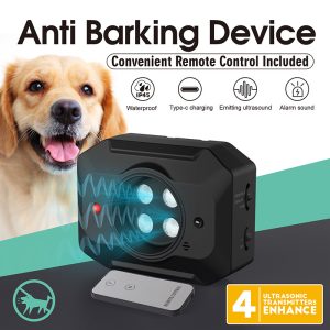 Enhanced Ultrasonic Anti-Barking Device - Safe, Waterproof, Portable Dog Trainer