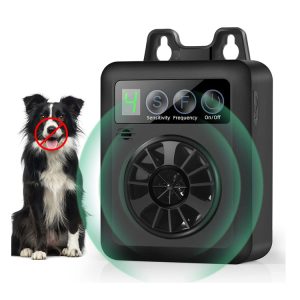 Train Your Dog With Ultrasonic Anti-Barking Device - Waterproof, Uv Resistant, And Digital Display Included