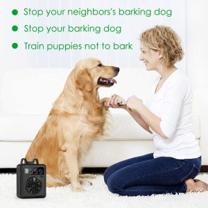 Train Your Dog With Ultrasonic Anti-Barking Device - Digital Display For Effective Training Results