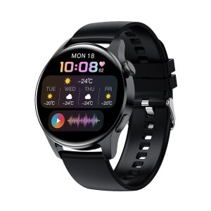 Likron Watch3pro Smart Watch with Bluetooth Call & NFC | Fitness Tracker | Heart Rate Monitor | 1.43" AMOLED Display - vinyl