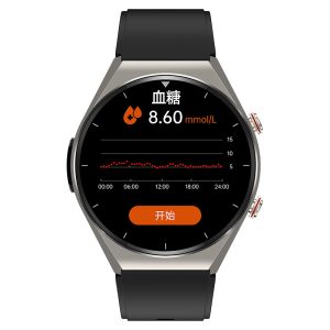 Likron E09 Smart Watch: Blood Pressure, Oxygen, Temp, Call Reminders, Music Control, Voice Assistant - Steel