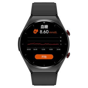 Likron E09 Smart Watch Black: Blood Pressure, SpO2, Temp, Call Reminders, Music Control, Voice Assistant
