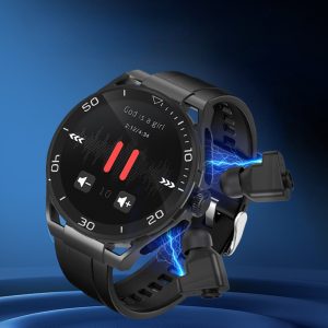 Likron Q11 Smartwatch | 1.58" HD Touchscreen | 32GB Storage | Bluetooth Calls | Health Monitor | TWS Earbuds