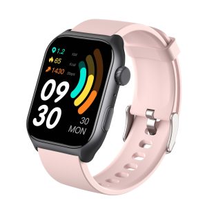 Likron GTS7 Pro Smartwatch | Heart Rate & Blood Oxygen Monitor | Sports Tracker | Full Skin Tone Detection | Fitness Bracelet - GTS7pro silicone pink