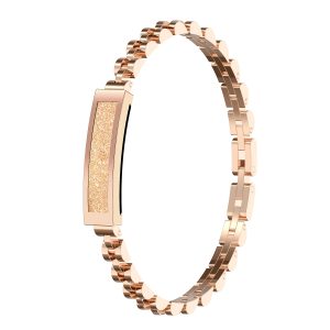Likron S2 Smart Bracelet | Heart Rate, Blood Oxygen, Sleep Tracking | IP68 Waterproof | Remote Camera | Gold/Silver/Black - gold