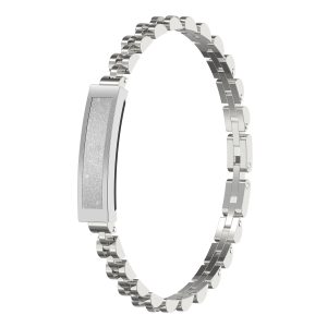 Likron S2 Smart Bracelet | Heart Rate, Blood Oxygen, Sleep Tracking | IP68 Waterproof | Remote Camera | Gold/Silver/Black - silver
