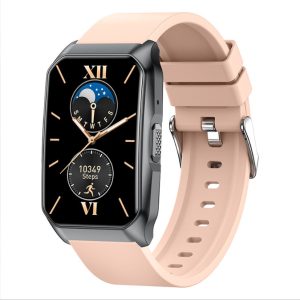 Likron T69 Smartwatch | Heart Rate Sleep Monitor | Bluetooth Calls | Voice Assistant | Multi-Sport Modes | Fitness Tracker - pink