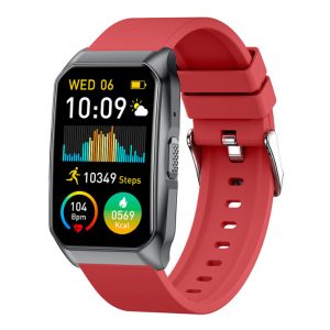 Likron T69 Smartwatch | Heart Rate Sleep Monitor | Bluetooth Calls | Voice Assistant | Multi-Sport Modes | Fitness Tracker - red