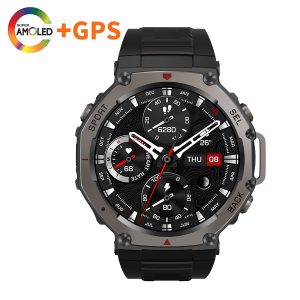 Likron DM58/DM56 Outdoor Smart Watch | 1.43" AMOLED Display | Built-in GPS | 3ATM Waterproof | Sports Fitness Tracker - DM58 black