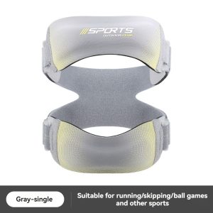 Adjustable Patella Knee Strap Support Band for Running, Jumping, and Sports Activities - Gray 1pcs