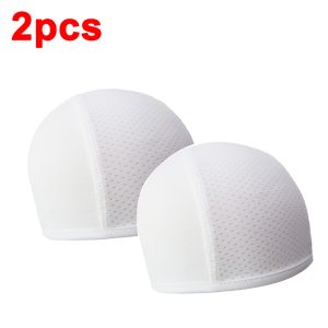 Quick Dry Skull Cap for Helmet Liner – Breathable Moisture Wicking Beanie Hat for Cycling, Running, and Motor Sports - 2pcs