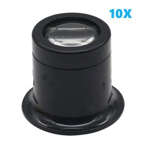 Magnifying Glass Glasses Head-Mounted Loupe Featuring Led Illumination And Swap-Style 10x To 25x Magnification Optics For Precision Timepiece Maintenance By Likron