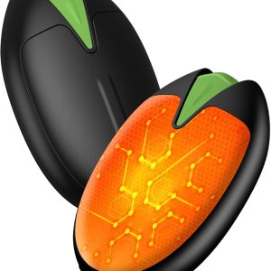 Likron Rechargeable Hand Warmers (2-Pack) - Magnetic Electric Pocket Heater, 6000mAh Power Bank Function, 20-Hour Heating