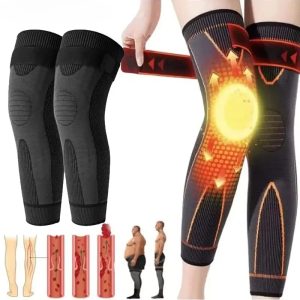 1pc Non-slip Knee Pads Elastic Long Leg Sleeve Bandage Pressurized Knee Pads Running Sports Warm Leg Protection Accessories