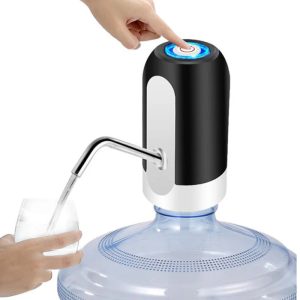Electric USB Rechargeable Water Bottle Pump Dispenser - Portable Automatic Drinking Water Gallon Dispenser for 5-Gallon Bottles