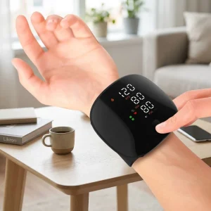 Likron Wrist Automatic Monitor Featuring Led Display And Voice Broadcast Functionality