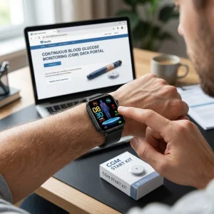 Sugar Check Watch Continuous Wellness Likron Smartwatch Integrated Non-Invasive Blood Sugar Monitor Tracking Device