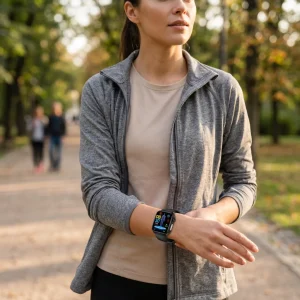Likron Elite Wellness Smartwatch – Activity Tracker with Heart Rate & Fitness Monitoring