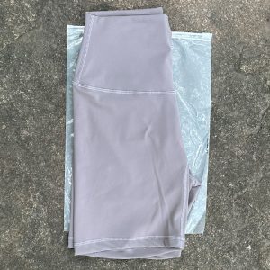 Women Sports Biker Shorts Women Naked Feeling High Waist Yoga Shorts Push Up Fitness Leggings Tummy Control Yoga Slim Shorts - Moon