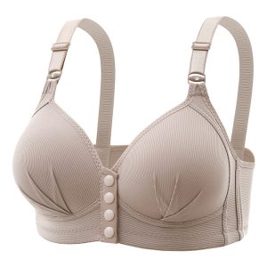 2-Pack Premium Everyday Comfort Front-Closure Wireless Bra - Breathable Support for All-Day Wear