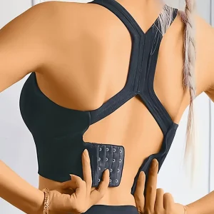 2-Pack Premium Seamless Comfort Yoga Sports Bra – Lightweight & Supportive Athletic Wear - Black