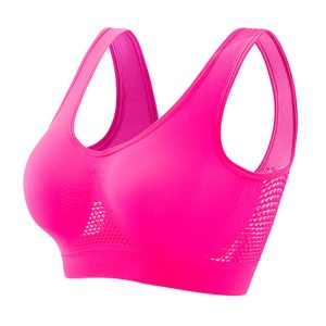 2pcs Premium Women’s Seamless Sports Bra - High-Support Comfort for Yoga, Walking & Daily Activity - Breathable Moisture-Wicking Fabric (S-5XL) - Hot Pink