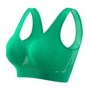 2pcs Premium Women’s Seamless Sports Bra - High-Support Comfort for Yoga, Walking & Daily Activity - Breathable Moisture-Wicking Fabric (S-5XL) - Green