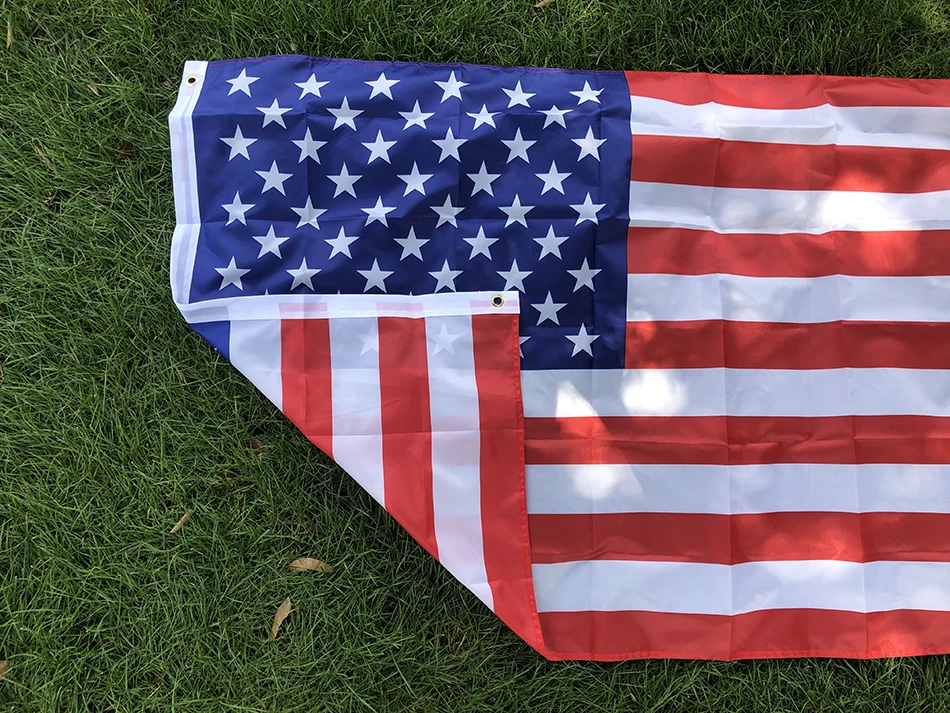 Likron Watches Patriotic Porch Decor Solution All-Weather US Flag for Memorial Day Independence Day