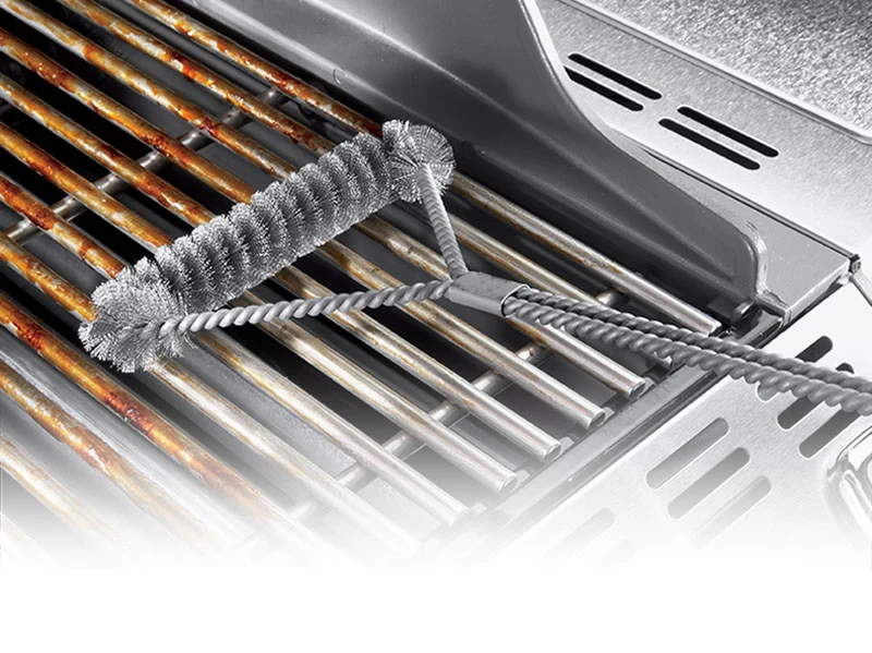 Likron Watches Professional BBQ Grill Maintenance Stainless Steel Brush for Deep Cleaning Food Safety